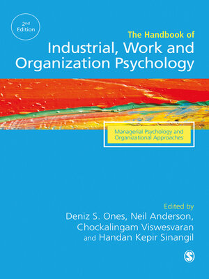 cover image of The SAGE Handbook of Industrial, Work & Organizational Psychology